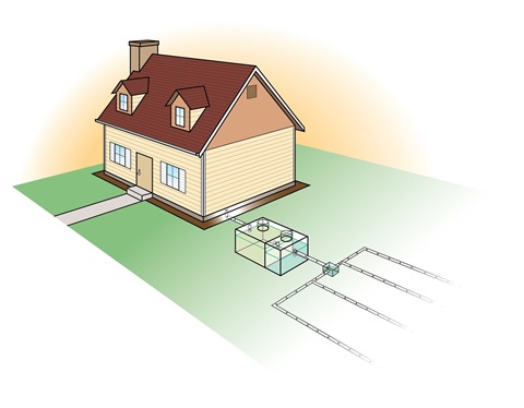 septic tank diagram