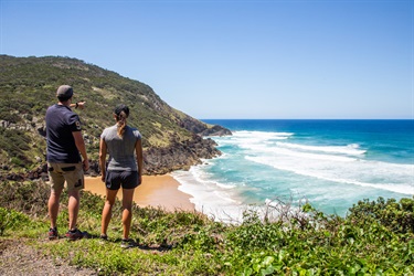 The five headlands walk will link walking tracks from Point Plomer and Grassy Head