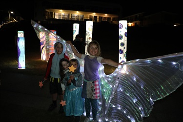 Brighton Park was lit up in lights…and smiles!