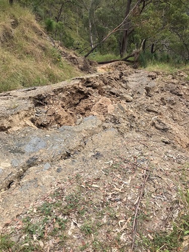 Toose Road Slip on 14 April 2022