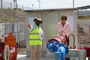 South Kempsey Pressure Sewer Opening