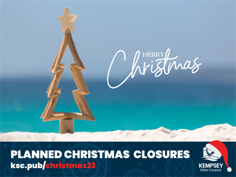 CHRISTMAS CLOSURE 2023