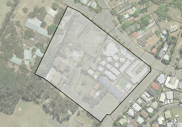 Figure C1-7 Map – Medium to High Density Precinct, Crescent Head