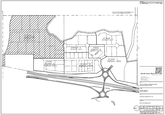 Figure D3-3: Plan 1 - Staging Plan