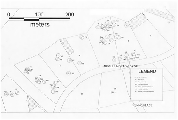 Figure E1-3: Map - Significant Trees