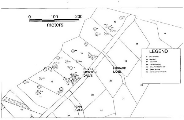 Figure E1-4: Map - Significant Trees