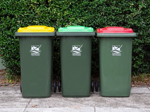 The three household bins