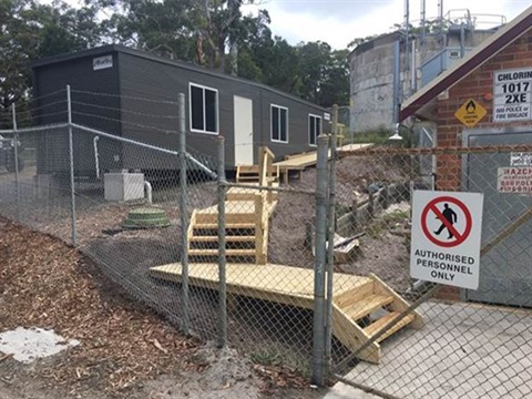 The new building at the Hat Head Water Treatment Plant