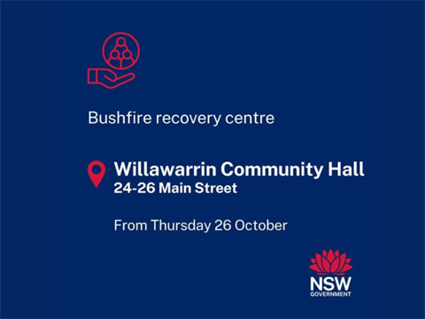 BUSHFIRE RECOVERY CENTRE WILLAWARRIN