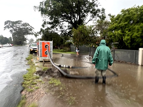 Pump work in Stuarts Point