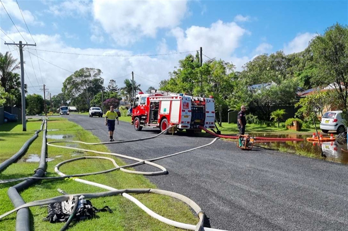 Pump work in Stuarts Point