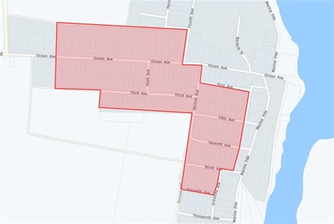 Stuarts Point evacuation footprint