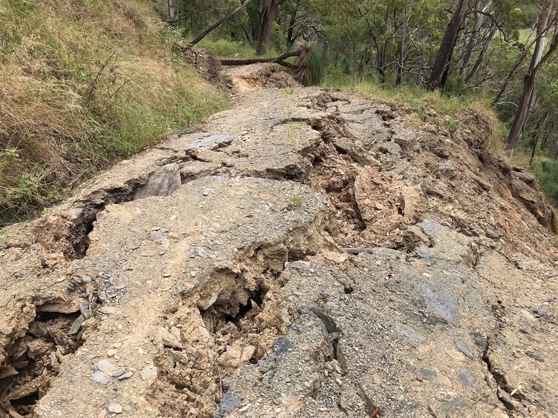 Toose Road Slip on 14 April 2022