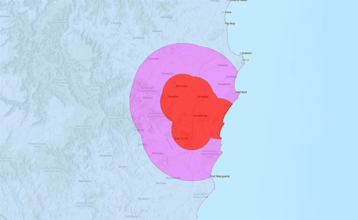 Varroa Mite Kempsey as of 24 August 2023