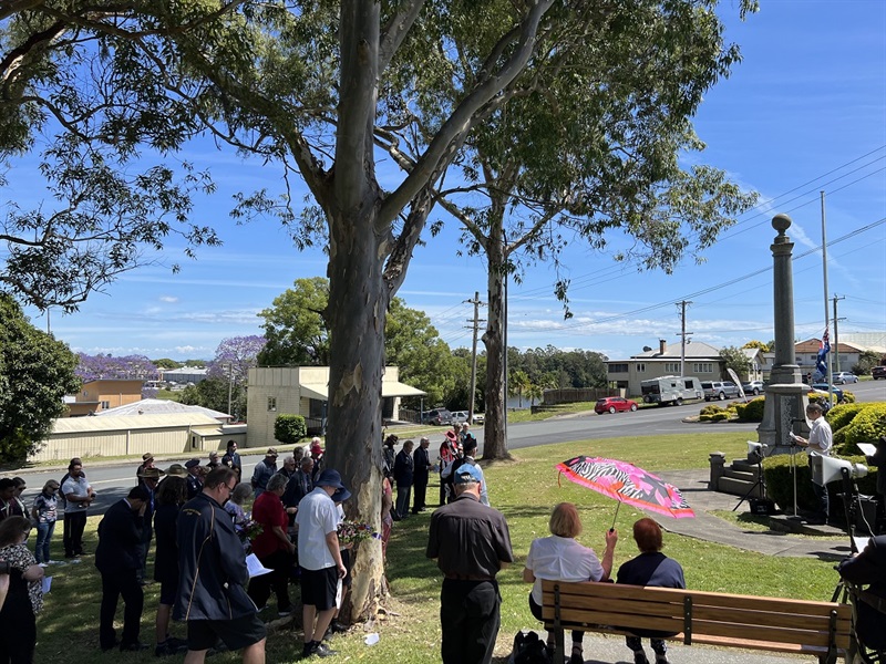 Remembrance Day commemoration east kempsey