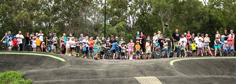 bmx pump track west kempsey