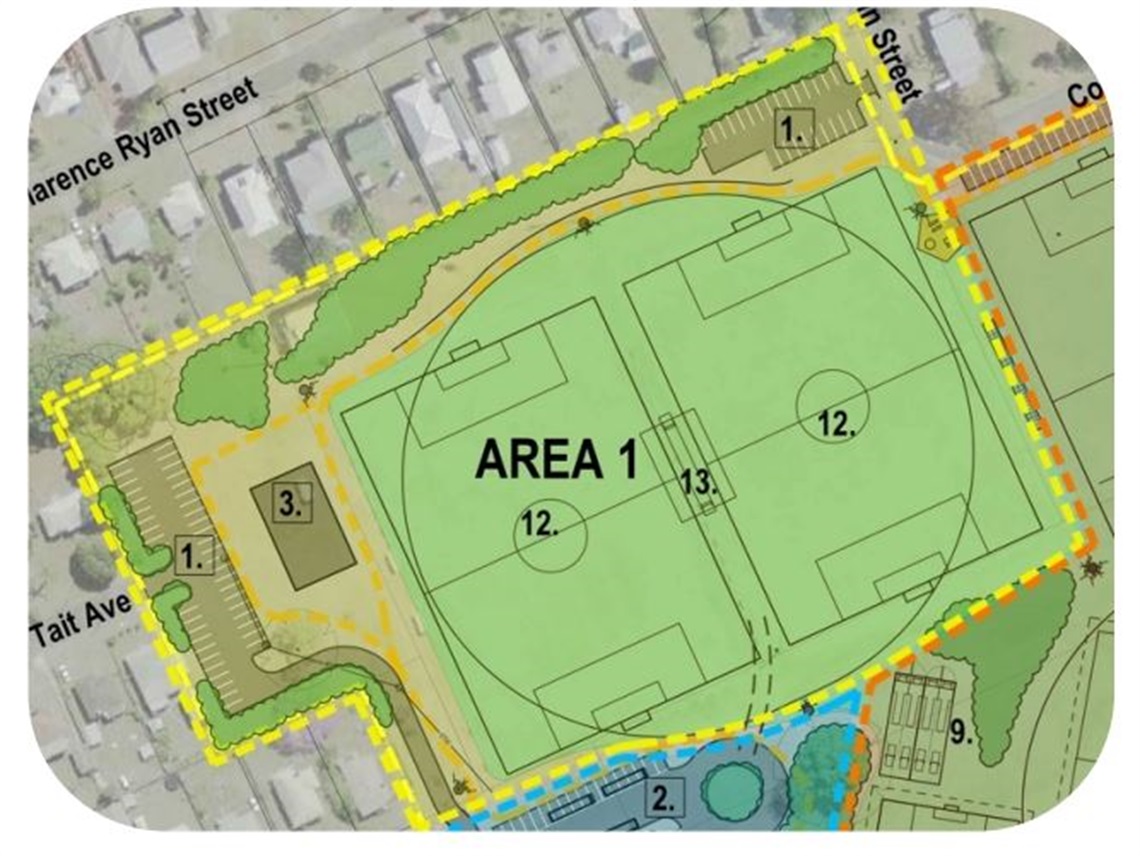 plans for a sports field redevelopment 