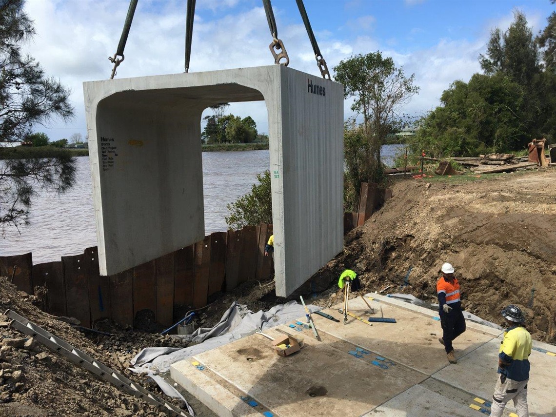 Concrete culvert